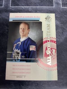 2004-05 SP Authentic 148 All World Team Brian Leetch Toronto Maple Leafs - Picture 1 of 2