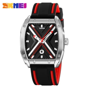 SKMEI Men Rectangle Sport Watch Simple Dial Casual Business Male Quartz Watch - Picture 1 of 23
