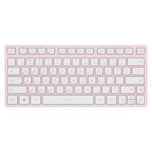 KW 7100 MINI BT Compact Wireless Bluetooth Keyboard Cherry Blossom Pink - Picture 1 of 11