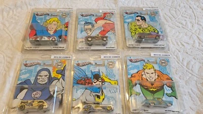 2012 Hot Wheels --  DC COMICS ORIGINALS -- COMPLETE SET 6 CARS -- POP CULTURE - Image 1 of 4
