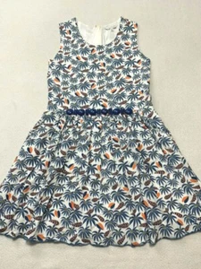 Little Marc Jacobs 150 12 Blue Orange Bead From Tropical Floral Heart Dress Girl - Picture 1 of 7