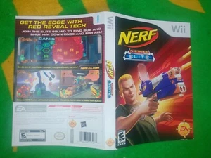 Nerf N-Strike Elite Nintendo Wii Cover Art Only - Picture 1 of 1