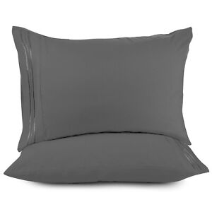 SET OF 1500 TC PILLOWCASES TWO PILLOW CASES PER SET ALL SIZES ALL COLORS