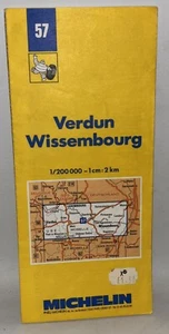 France - Michelin 1:200,000 Map - Verdun & Wissembourg - Sheet 57 - 1986 - Picture 1 of 4