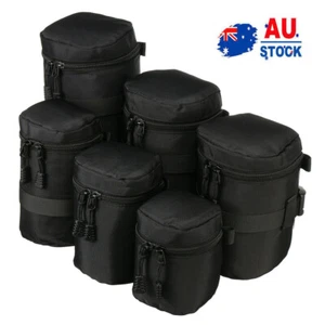 Waterproof Soft Protective Pouch Bag Carry Case Cover For DSLR Camera Lens - Picture 1 of 18