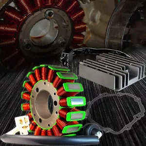 Estator de bobina magnética eMUSA OE + rectificador de voltaje + junta 00-03 GSXR 600/750/02 1000 - Imagen 1 de 12