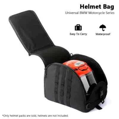 Motorcycle Cycling Helmet Storage Bag For BMW R1200RT R1250RT RnineT R18 S1000RR - Image 1 of 4