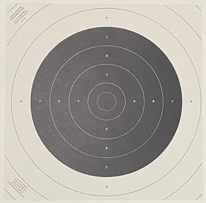#85 25 & 50 Meters Center patch forTarget #84  250/pack - Imagen 1 de 1
