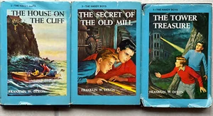 The Hardy Boys Set Books 1,2,3  Lot Of 3 Franklin Dixon HC 1959 Book Club - Picture 1 of 5