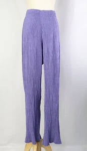 Special Price! ISSEY MIYAKE FETE Purple Pleats Pants 210 9211 - Picture 1 of 7