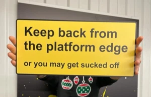 Memorabilia train sign, Man Cave, Garage - Picture 1 of 4