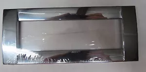 VIMAR IDEA CLASSICA METAL CHROME 6M COVER PLATE 6 MODULE #16736.36 - Picture 1 of 1