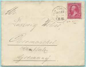 USA Nueva York Kleinbrief n. Obermoschel 1923 (16_7) - Imagen 1 de 2