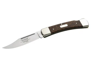 NAVAJA DE BOLSILLO PLEGABLE DE MADERA DE SERPIENTE HECHA A MANO 1.4110 ACERO INOXIDABLE - Imagen 1 de 1