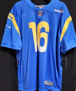 Nike NFLPA On Field Apparel Mens Jared Goff LA Rams Jersey #16 3XL Dri-Fit NWT - Picture 1 of 4