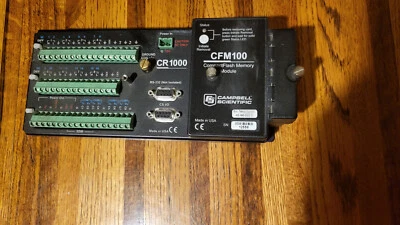 Campbell Scientific Model CR1000M with wiring panel+CFM100 CompactFlash Module - Image 1 of 4