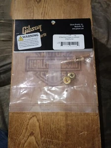 GIBSON® Armband Knöpfe Set Les Paul Gold Messing - Original Neu "ECHT" - Bild 1 von 1