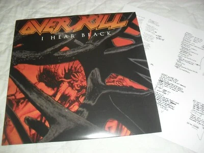 OVERKILL -I HEAR BLACK- AWESOME VERY HARD TO FIND LP VINYL EUROPE REPRESS NEW - Image 1 of 2