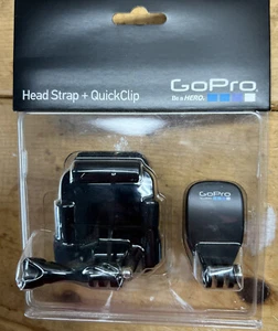 GoPro Quick Clip Head Strap Black ACHOM-001 Compatible w/All Hero Cameras New! - Picture 1 of 2