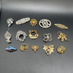 Vintage Brosche Set - 15 Stck. Lisner, Sarah Co., Napier, Schmuck von Jordan & mehr - Bild 1 von 19