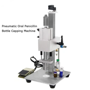 Pneumatic Oral Liquid Bottle Crimping Machine for syrup Aluminum Bottle Sealer - Picture 1 of 5