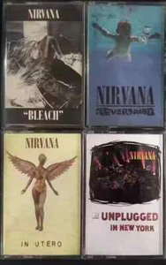 4PCS Nirvana Nevermind Album Cassette Tape Songs Cassette Tapes Retro gift NEW - Picture 1 of 6