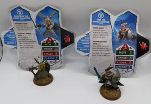Heroscape FINN & THORGRIM THE VIKING CHAMPIONS Jandar unique heroes 2004 /109 - Picture 1 of 9