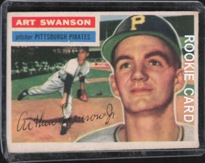 1956 Topps Baseball #204 Art Swanson - Pittsburgh Pirates - Picture 1 of 1