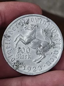 1923 Westfalen Germany Coin 100 Mark - Picture 1 of 3