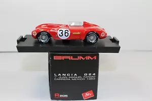 mx718, Brumm Lancia D24 Vincitore Carrera Panamericana 1953 Fangio #36 OTTIMO IMBALLO ORIGINALE 1:43 - Foto 1 di 10