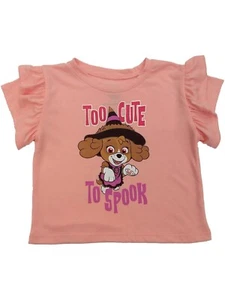 Paw Patrol Toddler Girls Witch Skye Too Cute To Spook Halloween T-Shirt Tee - Picture 1 of 1