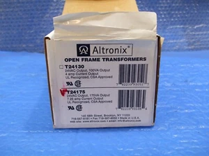 Altronix T24175 Open Frame Transformer 24VAC 175va output new in box - Picture 1 of 6