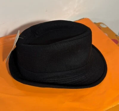 "Sombrero Fedora de fieltro 23"" diadema 6"" altura nuevo original $25" Foto 1 de 4