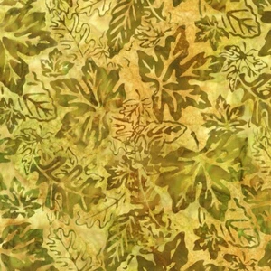 Auburn by Robert Kaufman 100% Quilt Cotton Batik Leaves gray yellow SBY - Picture 1 of 1