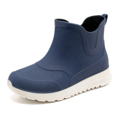 Niños Niños Niñas Niños Pequeños Botas de Lluvia Cortas Impermeables Zapatos de Jardín Botas de Lluvia al Tobillo Foto 1 de 4