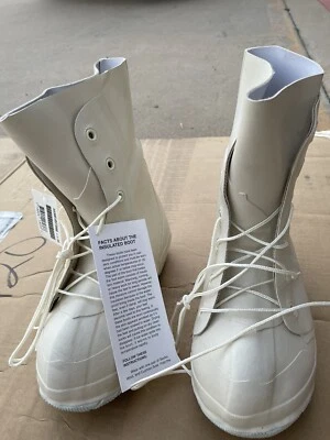 Botas Militares EE. UU. Clima Extremo Frío Blanco Mickey Mouse con Válvula 4W Nuevas Foto 1 de 4