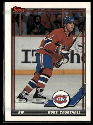 1991-92 Topps #119 Russ Courtnall - Image 1 of 2