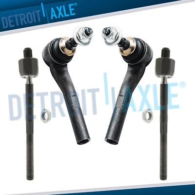 Front Left Right Inner Outer Tie Rod Ends for BMW 525i 528i 530i 535i 545i 550i - Image 1 of 4