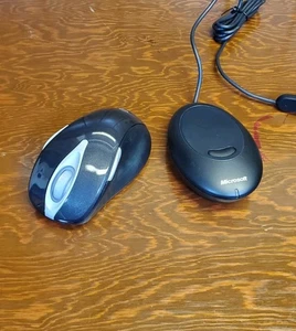 Microsoft 1058 Wireless Laser Mouse 5000 Tilt Wheel - 1053 Receiver OEM - Works - Picture 1 of 11