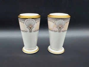 Noritake 9771 Pacific Majesty Salt Pepper Shakers Set Bone China Japan - Picture 1 of 4