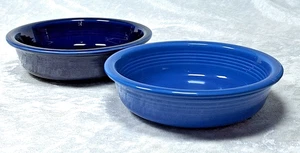 2 cuencos de cereales Fiesta Classic azul púrpura Home Laughlin EE. UU. - Imagen 1 de 9