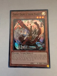 RA02-EN009 Ghost Ogre & Snow Rabbit Near Mint Super Rare 1st Edition - Picture 1 of 1