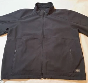 Dickies Softshell Jacket Mens Size XL Fleece Lined Full Zip Performance System - Picture 1 of 9
