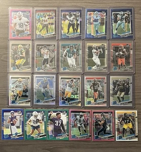 2023 DONRUSS OPTIC FOOTBALL ROOKIE CARD LOT (21 Karten) RC HOLO PRIZM CLEAR 🏈 - Bild 1 von 2