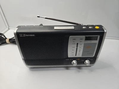 Vintage Emerson AM/FM Weather Band Radio Tested And Works - Image 1 of 4