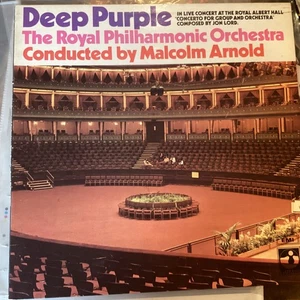 DEEP PURPLE CONCERTO FOR GROUP AND ORCHESTRA 1970 Harvest Vinyl LP Record A1/B1 - Picture 1 of 4