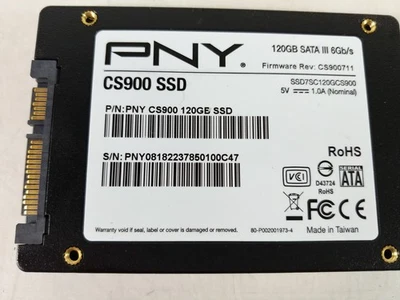 PNY CS900 PNY CS900 120GB 120 GB SATA III 2.5 in Solid State Drive - Image 1 of 4