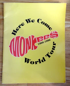 MONKEES HERE WE COME 30th ANNIV WORLD TOUR CONCERT PROGRAM BOOK 1966-1996 VGUC - Picture 1 of 9