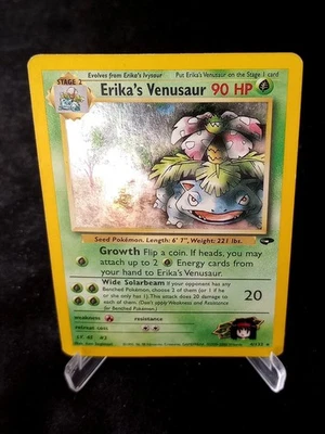 Pokémon TCG Erika's Venusaur #4 Gym Challenge Holo Rare - NM/Lightly Played - Image 1 of 2