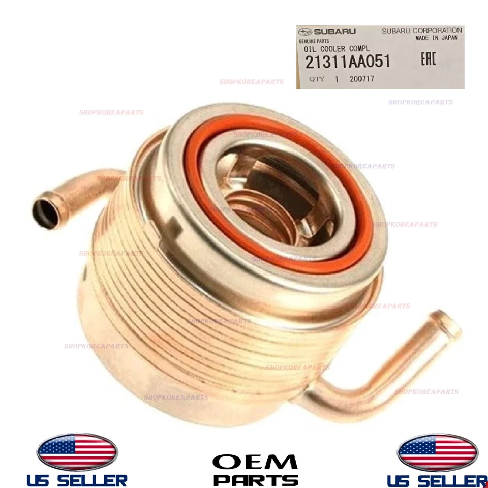 Enfriador de aceite de motor genuino 2002-2009 Subaru Legacy Impreza Outback 21311AA051 Foto 1 de 2